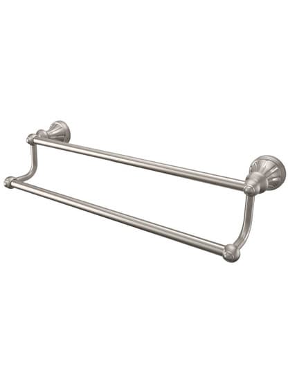 30 inch Hudson Double Towel Bar in Satin Nickel.